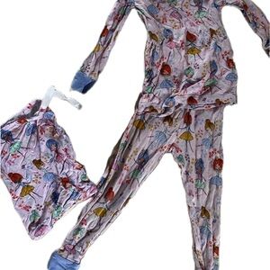 Ballerinas Little Sleepies Pajama Set with Bag
